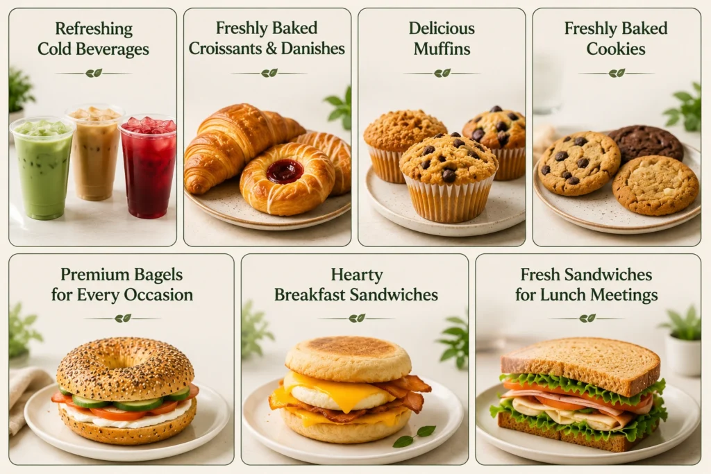 A Better Break Starts Here: Discover the Catered Breaks Menu Experience