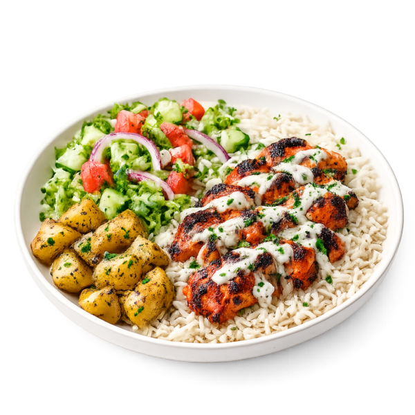 Tan chicken plate