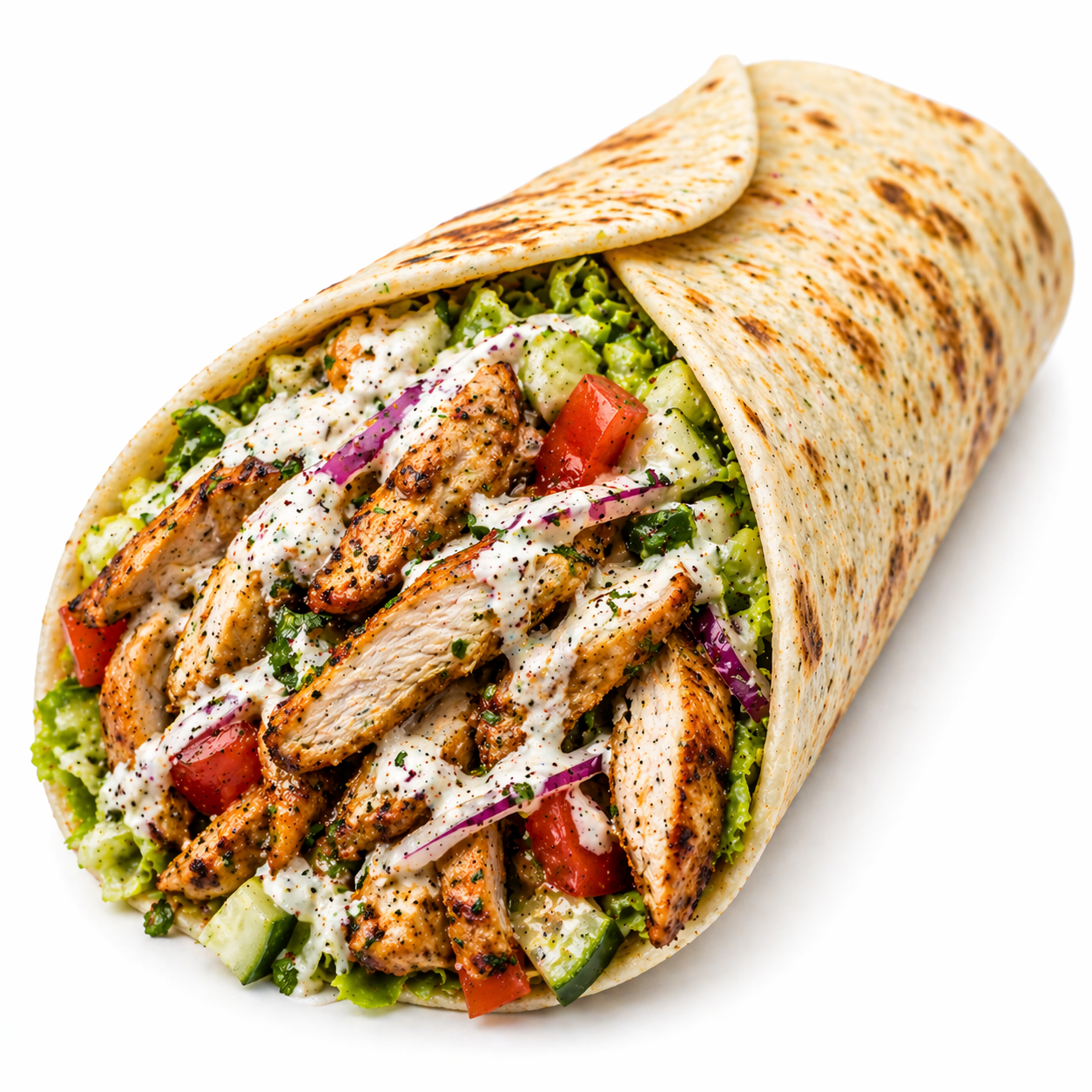 Ch shawarma wrap