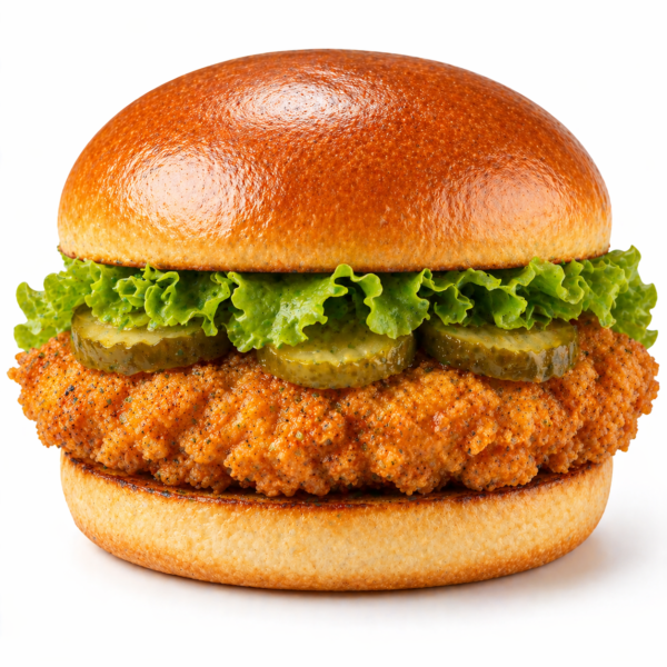 crispy chicken burger