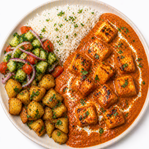 paneer tika masala plate